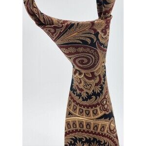 *New* John Comfort Men's Silk Tie Paisley Made In England Designer Necktie
